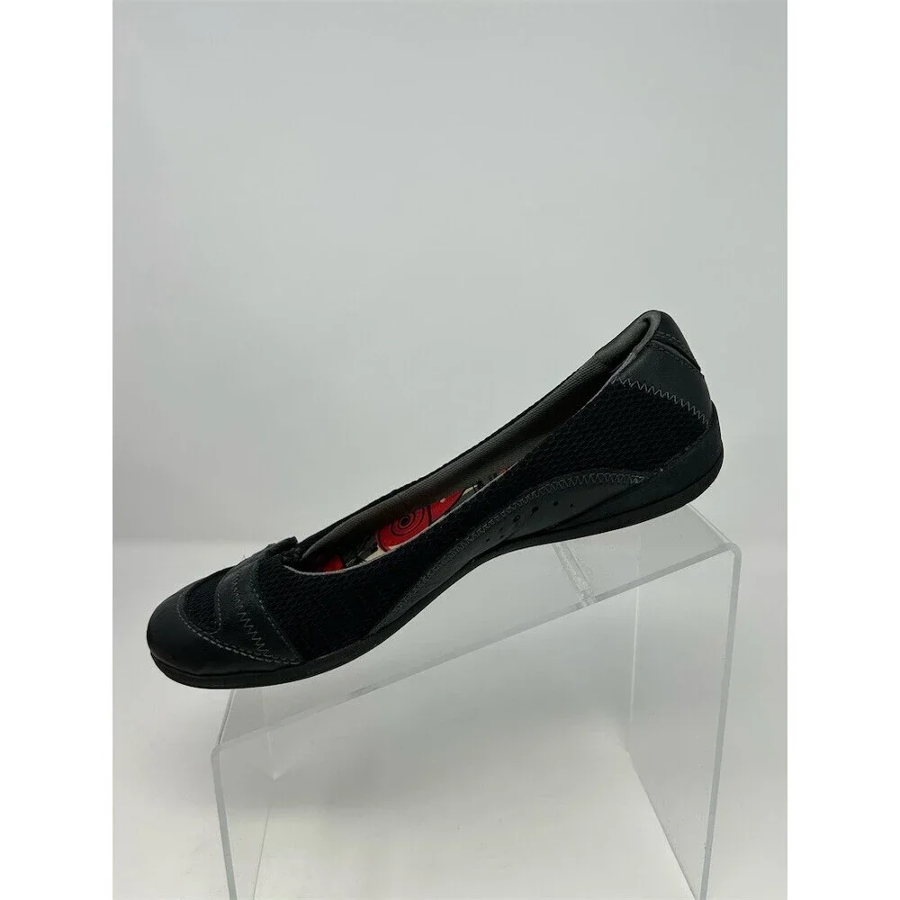 Merrell Allegro Ballet Flats Black Slip-On Comfort Shoes Round Toe Size 8